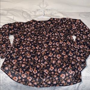 Ann Taylor Loft Floral Blouse